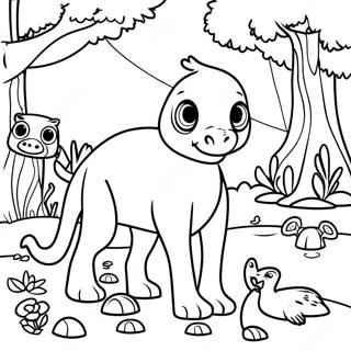 I Spy Animal Kingdom Coloring Page 831-664