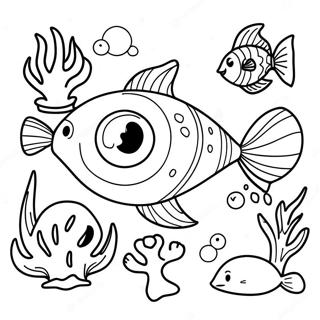 I Spy Underwater Adventure Coloring Page 832-668