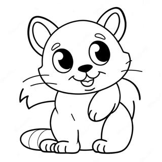 Furry Friends Coloring Page 8345-6766