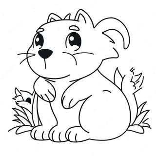 Furry Friends Coloring Page 8345-6847