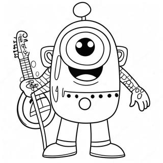 Yo Gabba Gabba Coloring Page 8355-6853