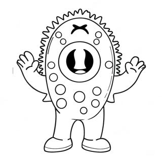 Yo Gabba Gabba Coloring Page 8355-6855