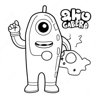 Yo Gabba Gabba Coloring Page 8355-6856