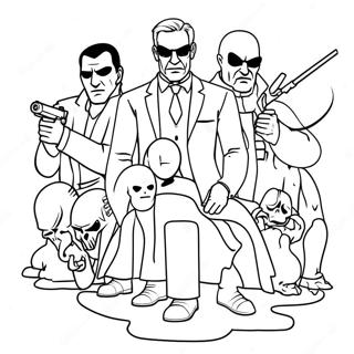 Bad Guys Coloring Page 8375-6792