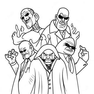 Bad Guys Coloring Page 8375-6869