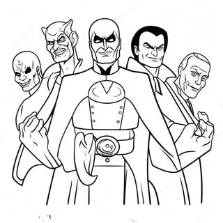 Evil Villains Coloring Page 8376-6795