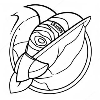 Rocket League Logo Coloring Page 8395-6799