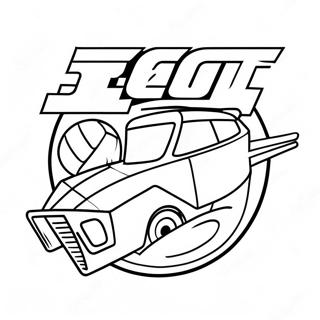 Rocket League Logo Coloring Page 8395-6880