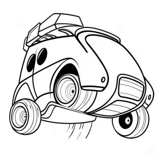 Rocket League Car Racing Coloring Page 8396-6883