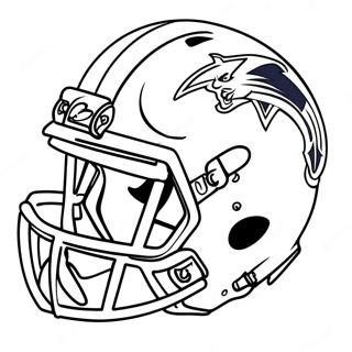 Colorful Nfl Team Helmet Coloring Page 8416-6898