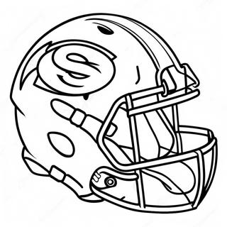 Colorful Nfl Team Helmet Coloring Page 8416-6899