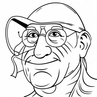 Easy For Seniors Wwe Coloring Page 841-672