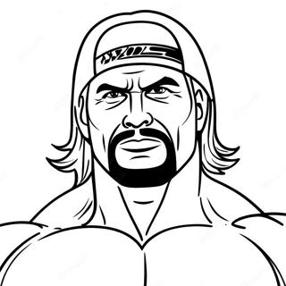 Relaxing Wwe Wrestler Coloring Page 842-675