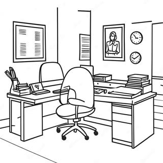 The Office Coloring Page 8435-6910