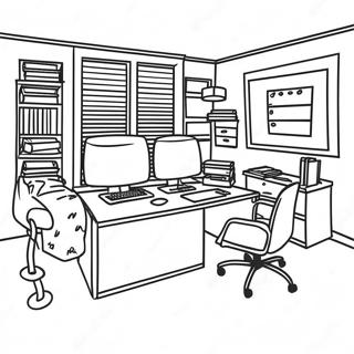 The Office Coloring Page 8435-6911