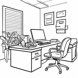 The Office Coloring Page 8435-6912