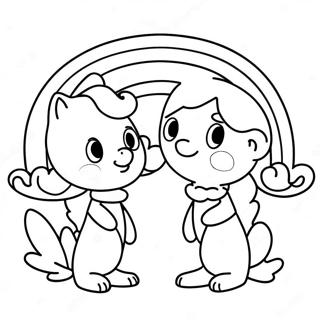 Rainbow Friends Cyan Coloring Page 8465-6934