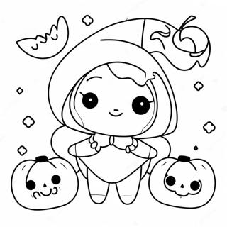 Halloween Kawaii Coloring Page 8475-6944