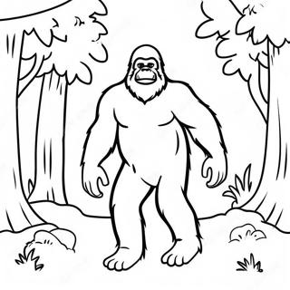 Bigfoot Coloring Pages