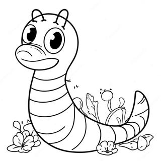 Worm Coloring Page 8505-6966