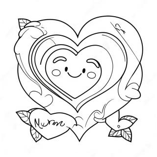 Sweet I Love You Mom Coloring Page 8526-6986