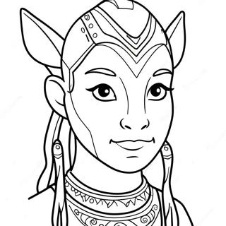 Avatar Coloring Page 8535-6991