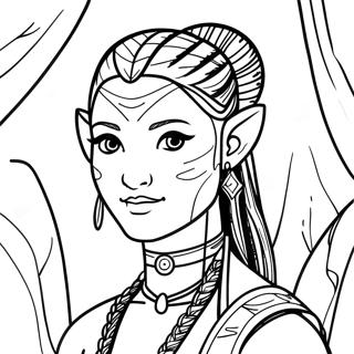 Avatar Coloring Page 8535-6992