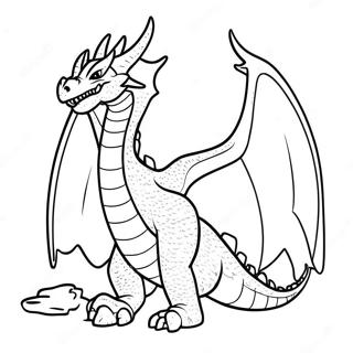 Majestic King Ghidorah Coloring Page 8556-7010