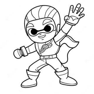 Kid Danger In Action Coloring Page 8576-7026