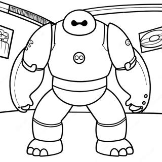 Big Hero 6 Coloring Page 8585-7031