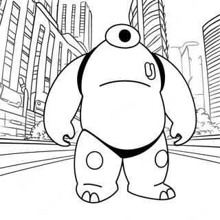 Big Hero 6 Coloring Page 8585-7032