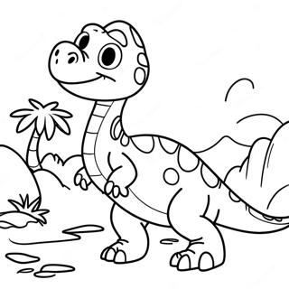 Land Before Time Coloring Page 8615-7055