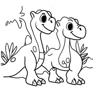 Littlefoot And Friends Coloring Page 8616-7060