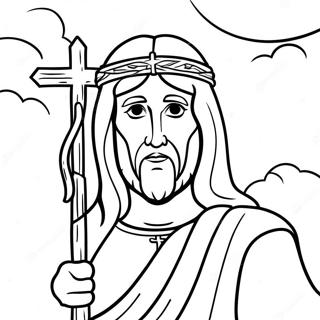 He Is Risen Coloring Page 8655-7088