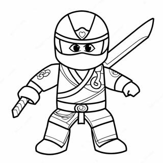 Kai Ninjago Coloring Page 8685-7111