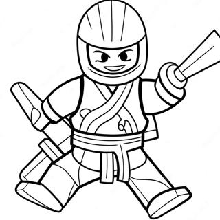 Kai Ninjago In Action Coloring Page 8686-7116