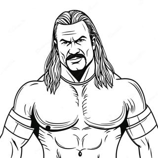 Wwe Coloring Page 8695-7119