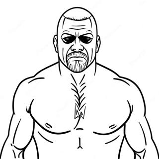 Wwe Coloring Page 8695-7120