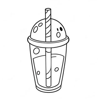 Milkshake Coloring Page 8796-7192