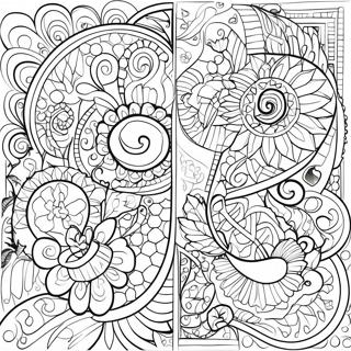 Mosaic Coloring Page 8806-7200