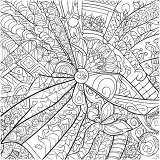 Colorful Mosaic Patterns Coloring Page 8807-7202