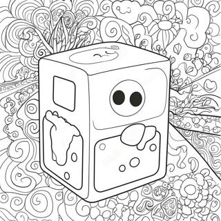 Wubbox With Colorful Patterns Coloring Page 8827-7220