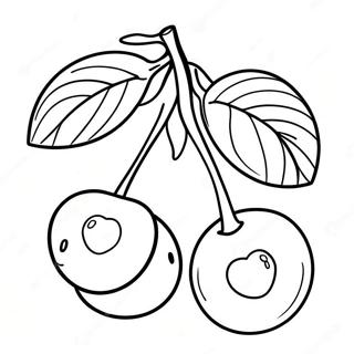 Cherries Coloring Page 8836-7224