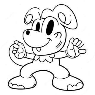 Cuphead Coloring Page 891-710