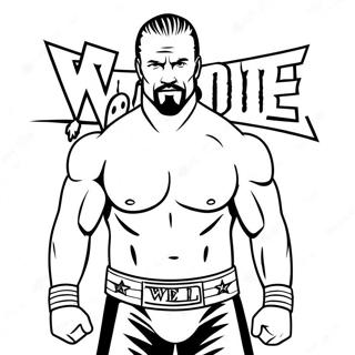 Wwe Coloring Page 8926-7294