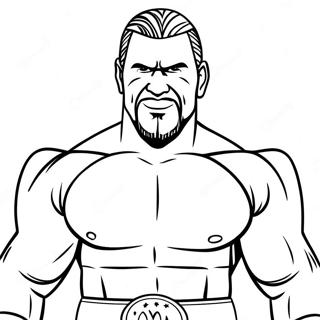 Wwe Coloring Page 8926-7295