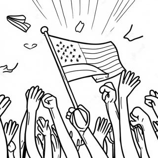 Flag Day Coloring Pages