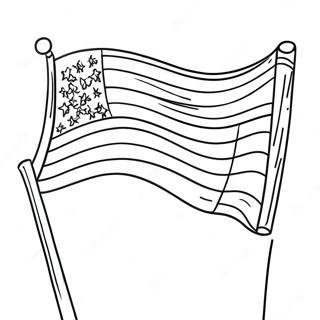 Flag Day Coloring Page 8946-7311