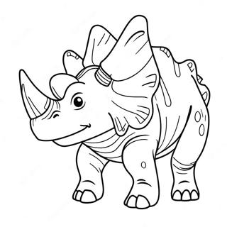 Triceratops Coloring Pages