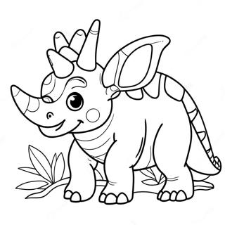 Triceratops Coloring Page 8956-7319